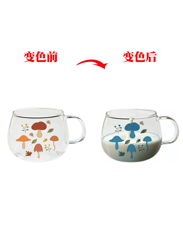 高硼玻璃變色咖啡杯